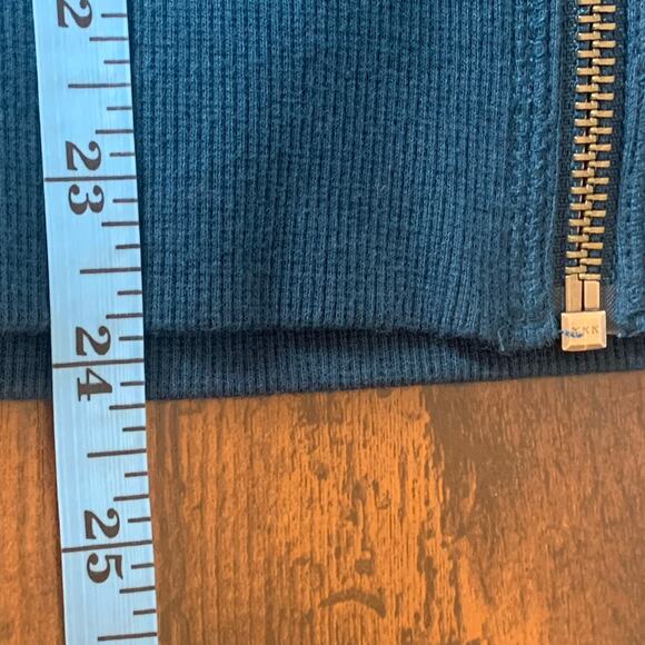 Champion Men's Teal Fleece Zip Front Hoodie Size Medium - Picture 9 of 9